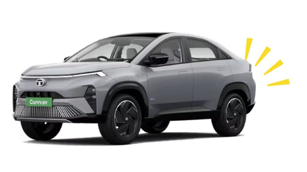 Tata Curvv EV 2025 Silver